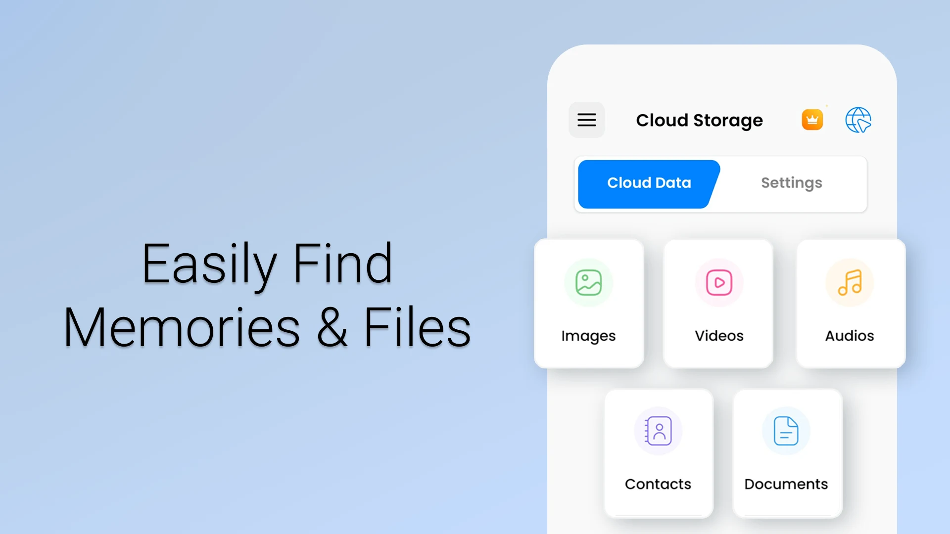 Cloud Storage - Data Backup screenshot